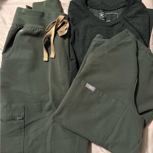 Figs 3 piece set Small Moss